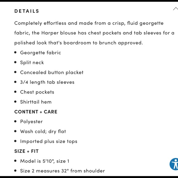 Torrid Harpe-Burgundy Georgette Blouse - Picture 7 of 7